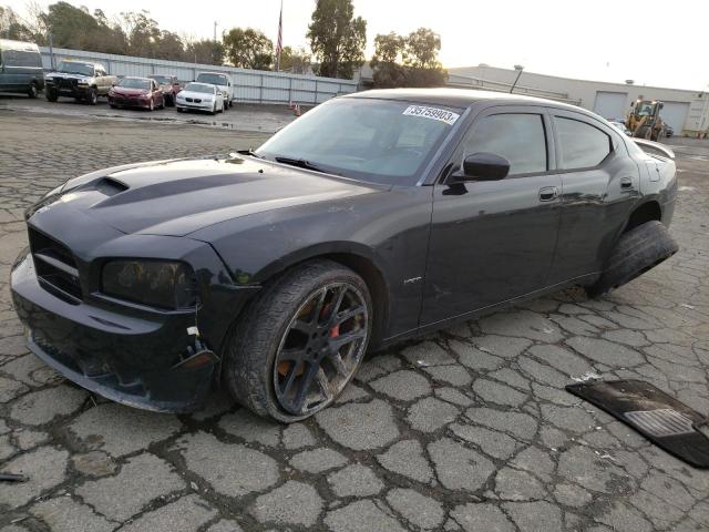 2B3KA73W68H154719 - 2008 DODGE CHARGER SRT-8 BLACK photo 1