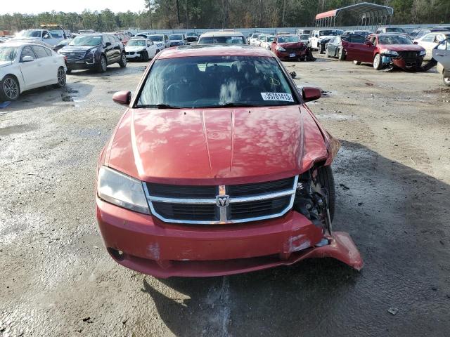 1B3CC5FB7AN230568 - 2010 DODGE AVENGER R/T RED photo 5