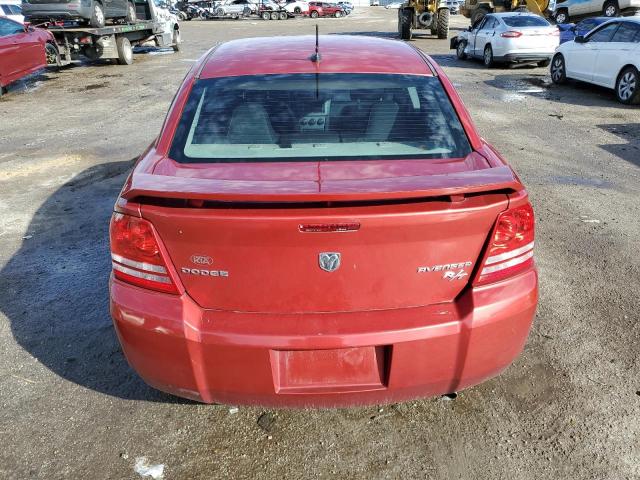 1B3CC5FB7AN230568 - 2010 DODGE AVENGER R/T RED photo 6