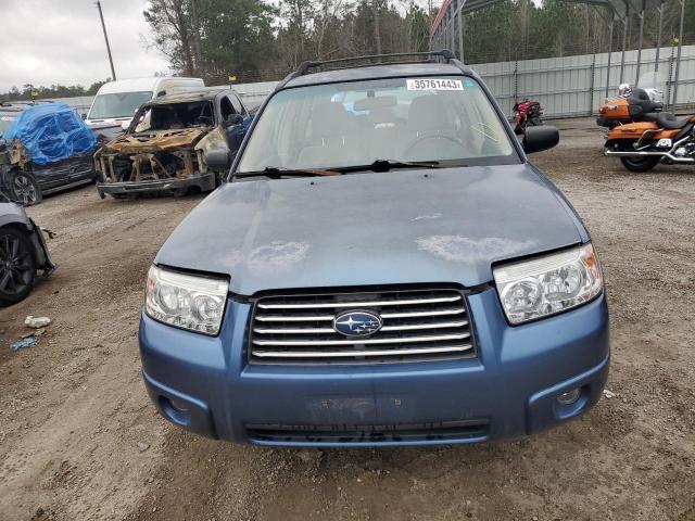 JF1SG636X7H721399 - 2007 SUBARU FORESTER 2.5X BLUE photo 5