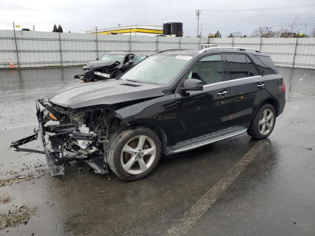 4JGDA5HB1JB112793 - 2018 MERCEDES-BENZ GLE 350 4MATIC BLACK photo 1