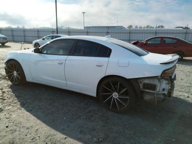 2C3CDXHGXGH187219 - 2016 DODGE CHARGER SXT WHITE photo 2