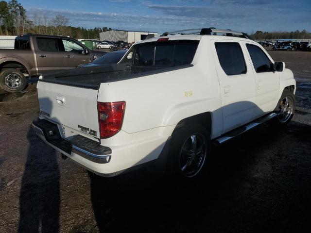 5FPYK16579B105761 - 2009 HONDA RIDGELINE RTL WHITE photo 3