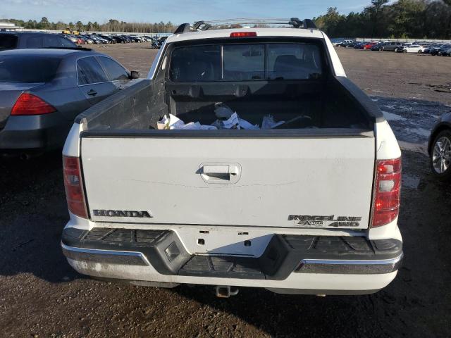 5FPYK16579B105761 - 2009 HONDA RIDGELINE RTL WHITE photo 6