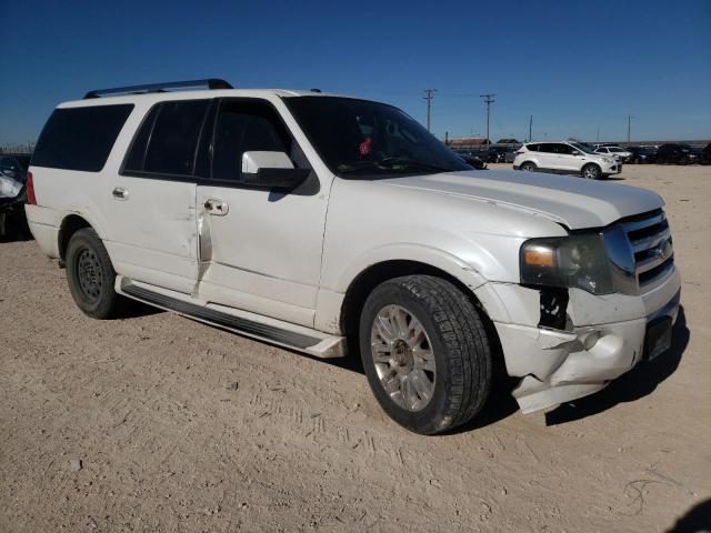 1FMJK1K58BEF02883 - 2011 FORD EXPEDITION EL LIMITED WHITE photo 4