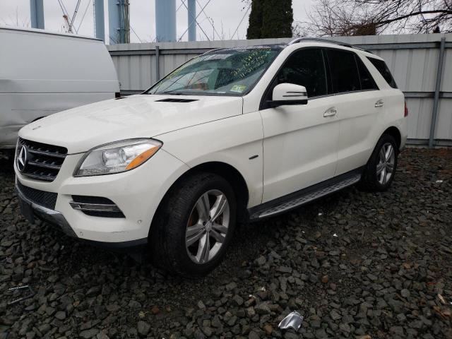 4JGDA5HB8CA032707 - 2012 MERCEDES-BENZ ML 350 4MATIC WHITE photo 1