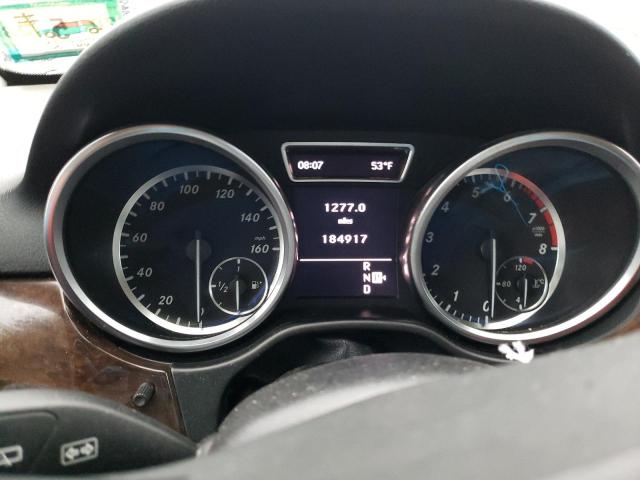 4JGDA5HB8CA032707 - 2012 MERCEDES-BENZ ML 350 4MATIC WHITE photo 9