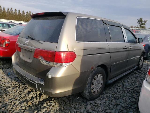 5FNRL38288B010343 - 2008 HONDA ODYSSEY LX TAN photo 3