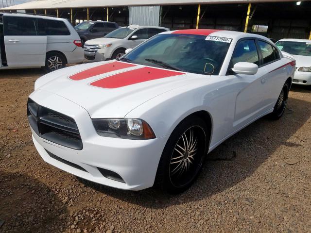 2C3CDXAG4DH715942 - 2013 DODGE CHARGER POLICE  photo 2