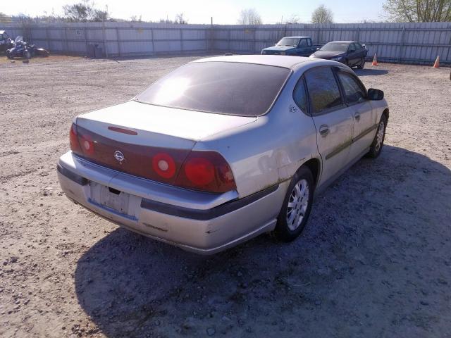 2G1WF52E759281265 - 2005 CHEVROLET IMPALA  photo 4