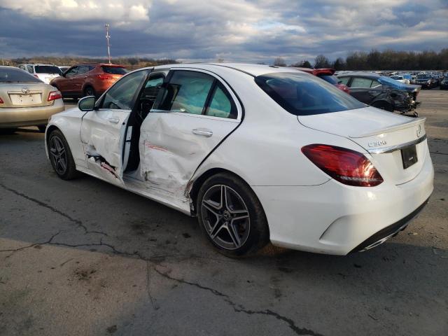 WDDWF8EB1LR559032 - 2020 MERCEDES-BENZ C 300 4MATIC WHITE photo 2