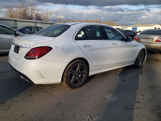 WDDWF8EB1LR559032 - 2020 MERCEDES-BENZ C 300 4MATIC WHITE photo 3