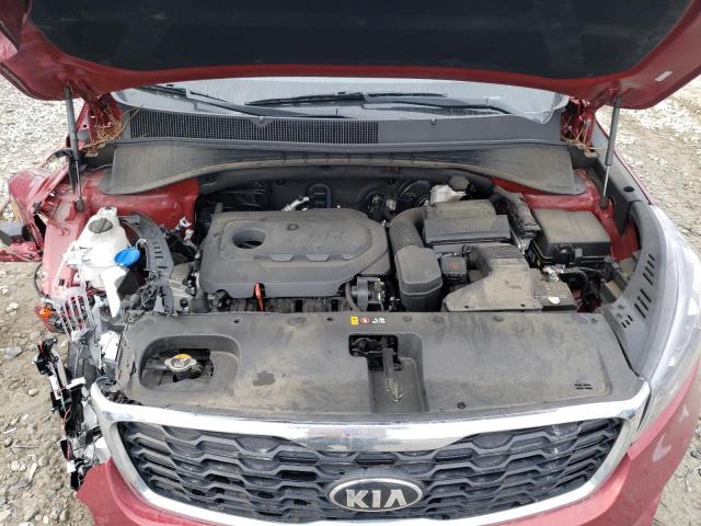 5XYPG4A37LG681038 - 2020 KIA SORENTO L RED photo 11