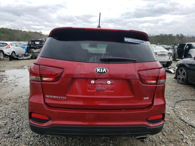 5XYPG4A37LG681038 - 2020 KIA SORENTO L RED photo 6