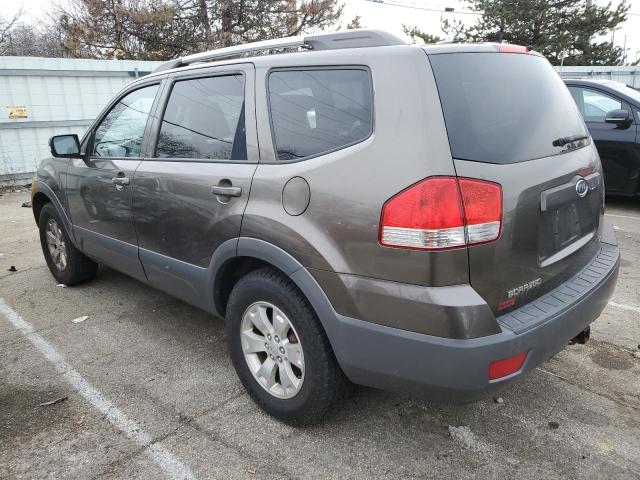 KNDJH741895021445 - 2009 KIA BORREGO LX GRAY photo 2