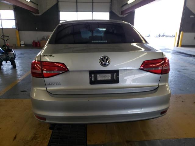 3VW2K7AJ3FM263637 - 2015 VOLKSWAGEN JETTA BASE SILVER photo 6