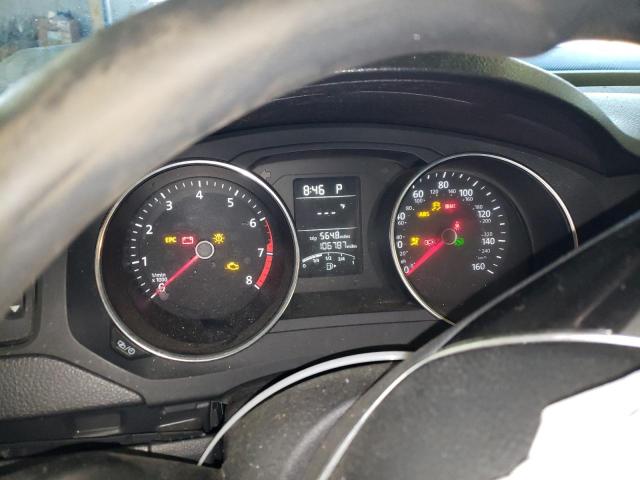 3VW2K7AJ3FM263637 - 2015 VOLKSWAGEN JETTA BASE SILVER photo 9