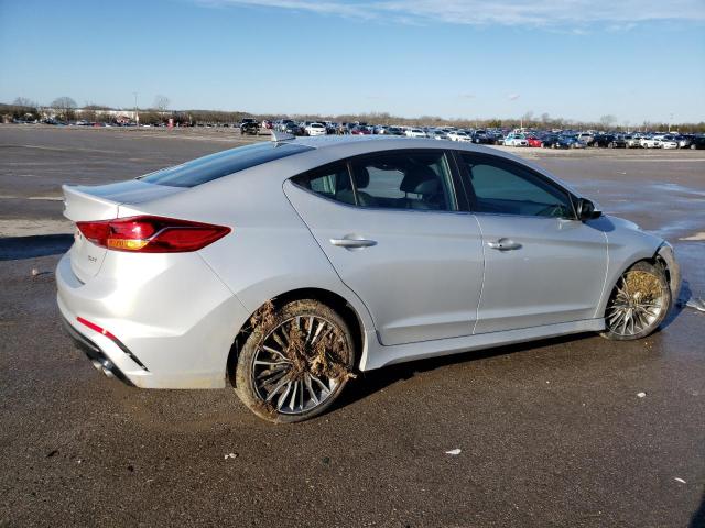 KMHD04LB2JU721187 - 2018 HYUNDAI ELANTRA SPORT SILVER photo 3