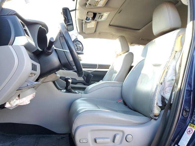 5TDJKRFH8FS127939 - 2015 TOYOTA HIGHLANDER XLE BLUE photo 7