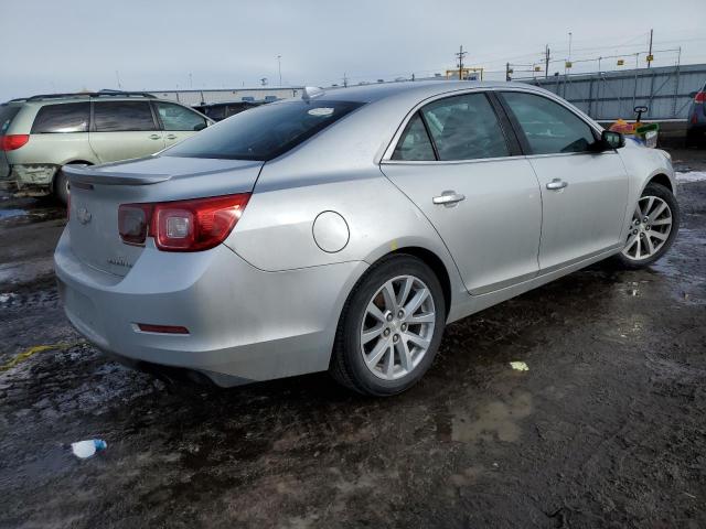1G11H5SA0DF177126 - 2013 CHEVROLET MALIBU LTZ ვერცხლისფერი ფოტო 3