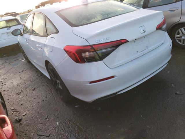 2HGFE2F50NH607157 - 2022 HONDA CIVIC SPORT Ağ foto 2