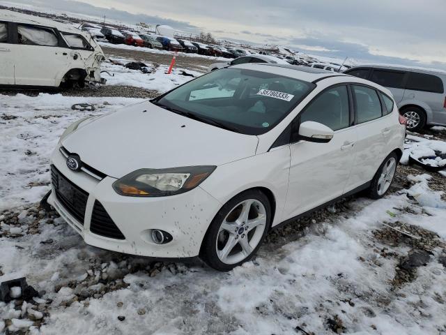 1FADP3N21EL399358 - 2014 FORD FOCUS TITANIUM WHITE photo 1