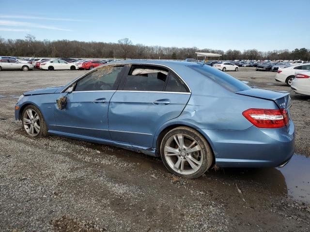 WDDHF5KB1CA533508 - 2012 MERCEDES-BENZ E 350 BLUE photo 2