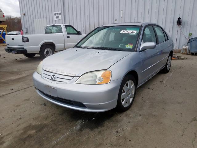 2HGES26712H572422 - 2002 HONDA CIVIC EX  photo 2