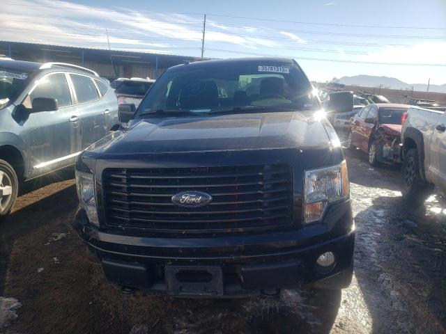 1FTEX1EM5EKD67104 - 2014 FORD F150 SUPER CAB BLACK photo 5