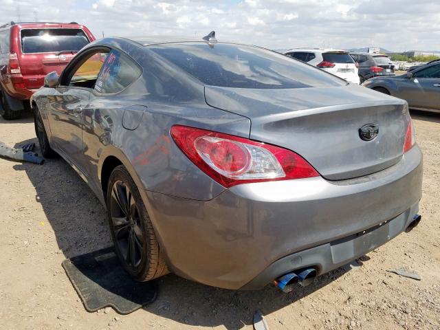 KMHHU6KHXAU010019 - 2010 HYUNDAI GENESIS COUPE 3.8L  photo 3