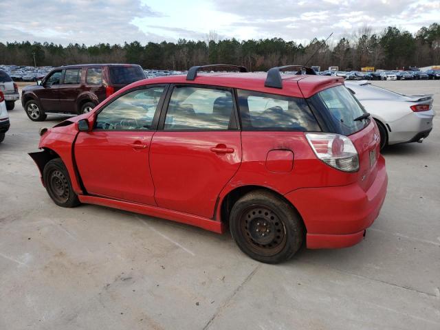 2T1KR32E65C377020 - 2005 TOYOTA COROLLA MA XR RED photo 2