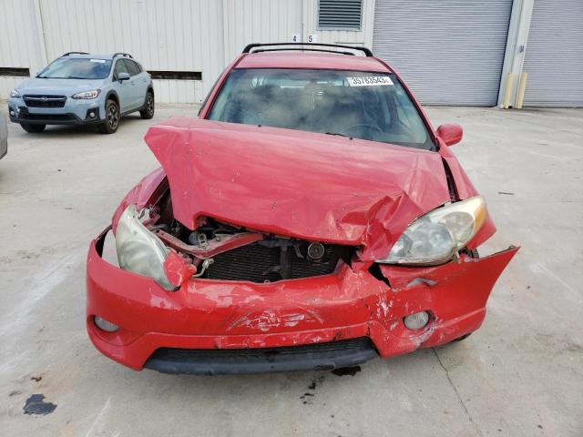 2T1KR32E65C377020 - 2005 TOYOTA COROLLA MA XR RED photo 5