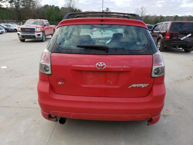 2T1KR32E65C377020 - 2005 TOYOTA COROLLA MA XR RED photo 6