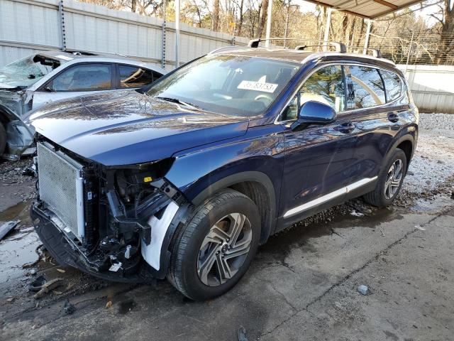 5NMS24AJ9NH470312 - 2022 HYUNDAI SANTA FE SEL Կապույտ լուսանկար 1