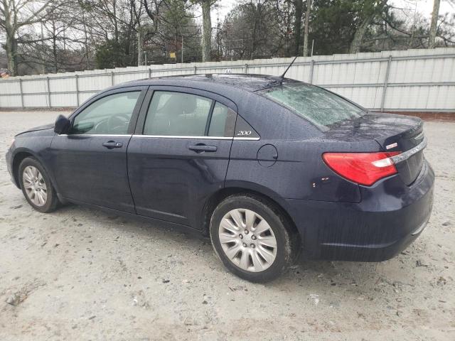 1C3CCBAB1DN622653 - 2013 CHRYSLER 200 LX BLUE photo 2