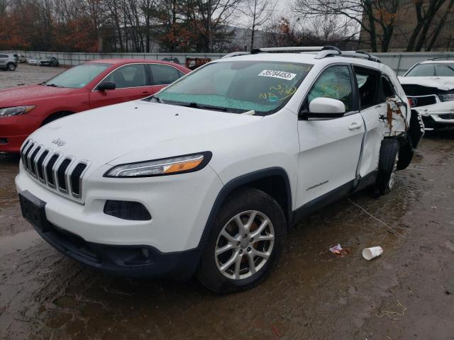 1C4PJMCS9EW108590 - 2014 JEEP CHEROKEE LATITUDE WHITE photo 1