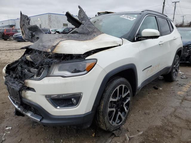 3C4NJDCBXJT287567 - 2018 JEEP COMPASS LIMITED WHITE photo 1