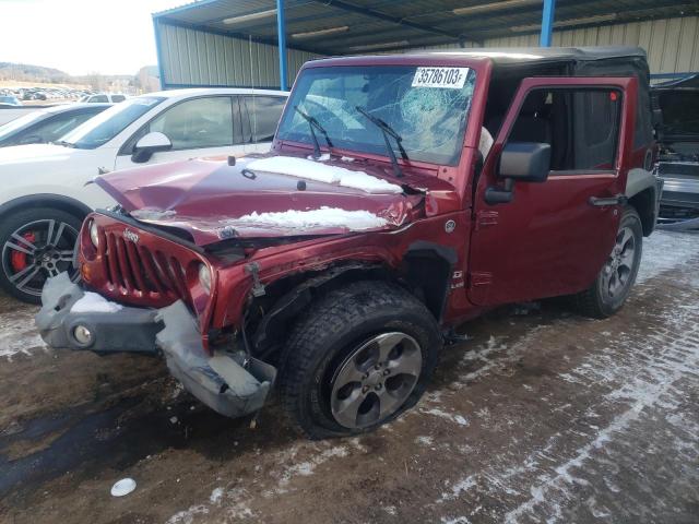 1J4AA2D18BL581453 - 2011 JEEP WRANGLER SPORT BURGUNDY photo 1