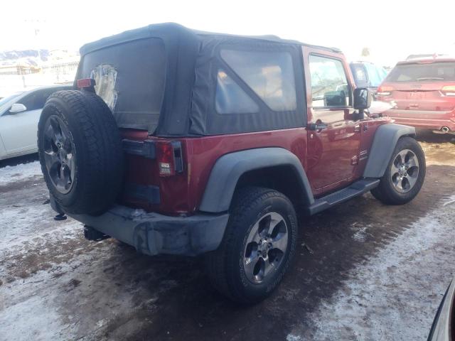 1J4AA2D18BL581453 - 2011 JEEP WRANGLER SPORT BURGUNDY photo 3