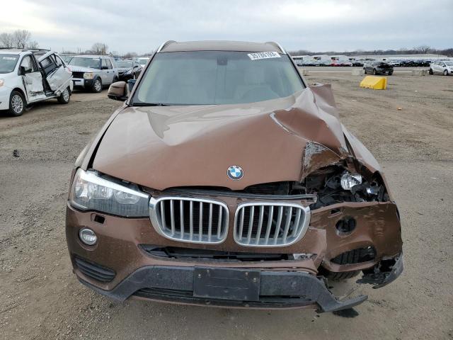 5UXWX9C34H0T16656 - 2017 BMW X3 XDRIVE28I BROWN photo 5