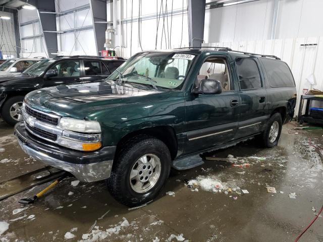 3GNEC16Z02G212461 - 2002 CHEVROLET SUBURBAN C1500 GREEN photo 1