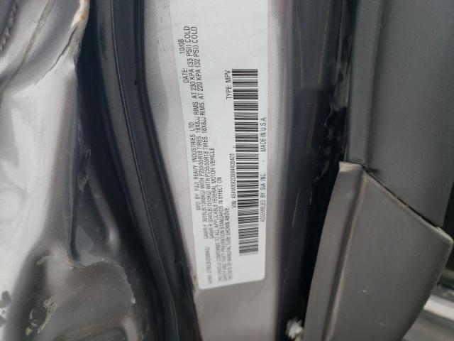 4S4WX92D994405401 - 2009 SUBARU TRIBECA LIMITED SILVER photo 12