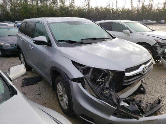 5TDBKRFH0FS099901 - 2015 TOYOTA HIGHLANDER LE SILVER photo 4