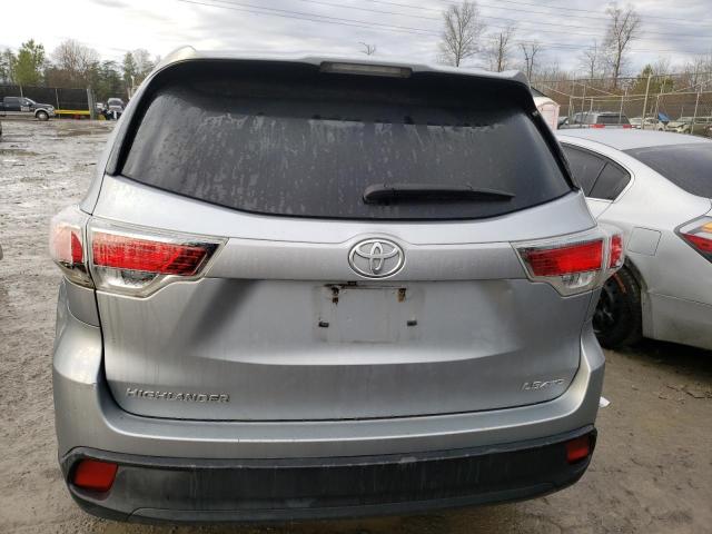 5TDBKRFH0FS099901 - 2015 TOYOTA HIGHLANDER LE SILVER photo 6