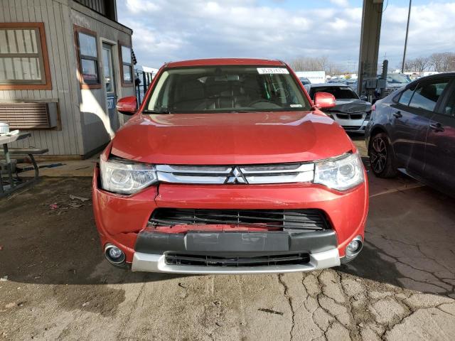 JA4JZ4AXXFZ002348 - 2015 MITSUBISHI OUTLANDER GT RED photo 5