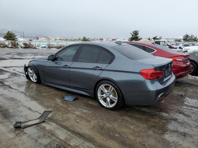 WBA8B7G54JNV10909 - 2018 BMW 340 XI GRAY photo 2