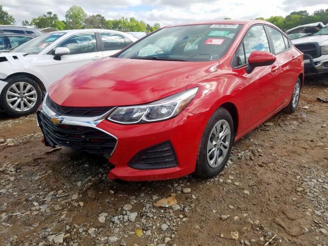 1G1BJ5SM3K7102947 - 2019 CHEVROLET CRUZE  photo 2