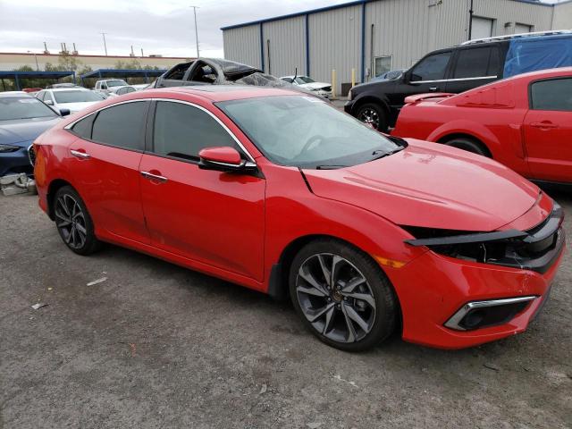 JHMFC1F97KX012328 - 2019 HONDA CIVIC TOURING RED photo 4