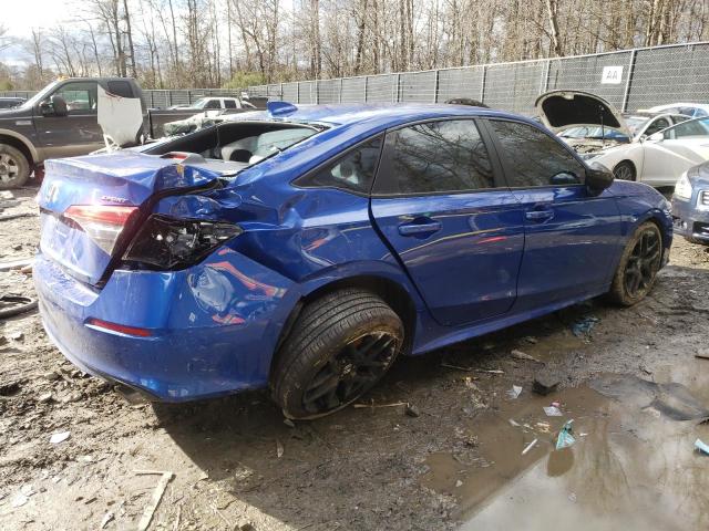 2HGFE2F56NH602125 - 2022 HONDA CIVIC SPORT 蓝色 照片 3