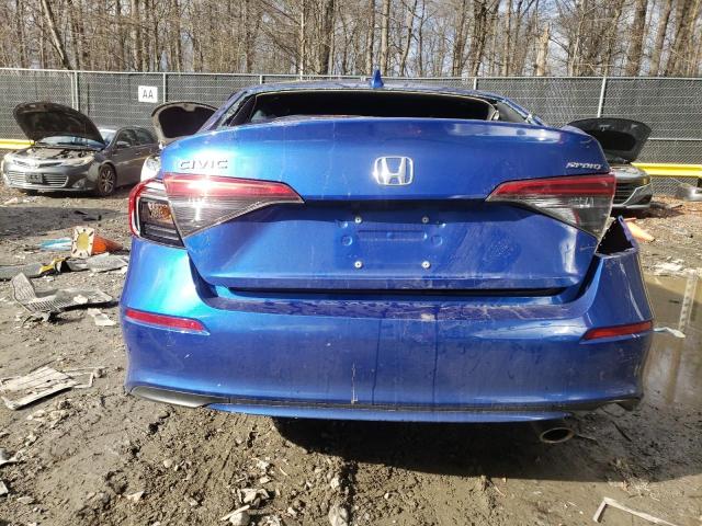 2HGFE2F56NH602125 - 2022 HONDA CIVIC SPORT 蓝色 照片 6